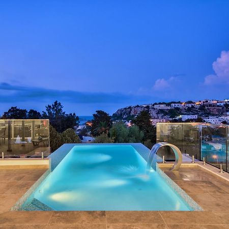 Villa Gaia - Sunset Views, Indoor Heated Pool, Sauna And Games Room 梅利哈 外观 照片